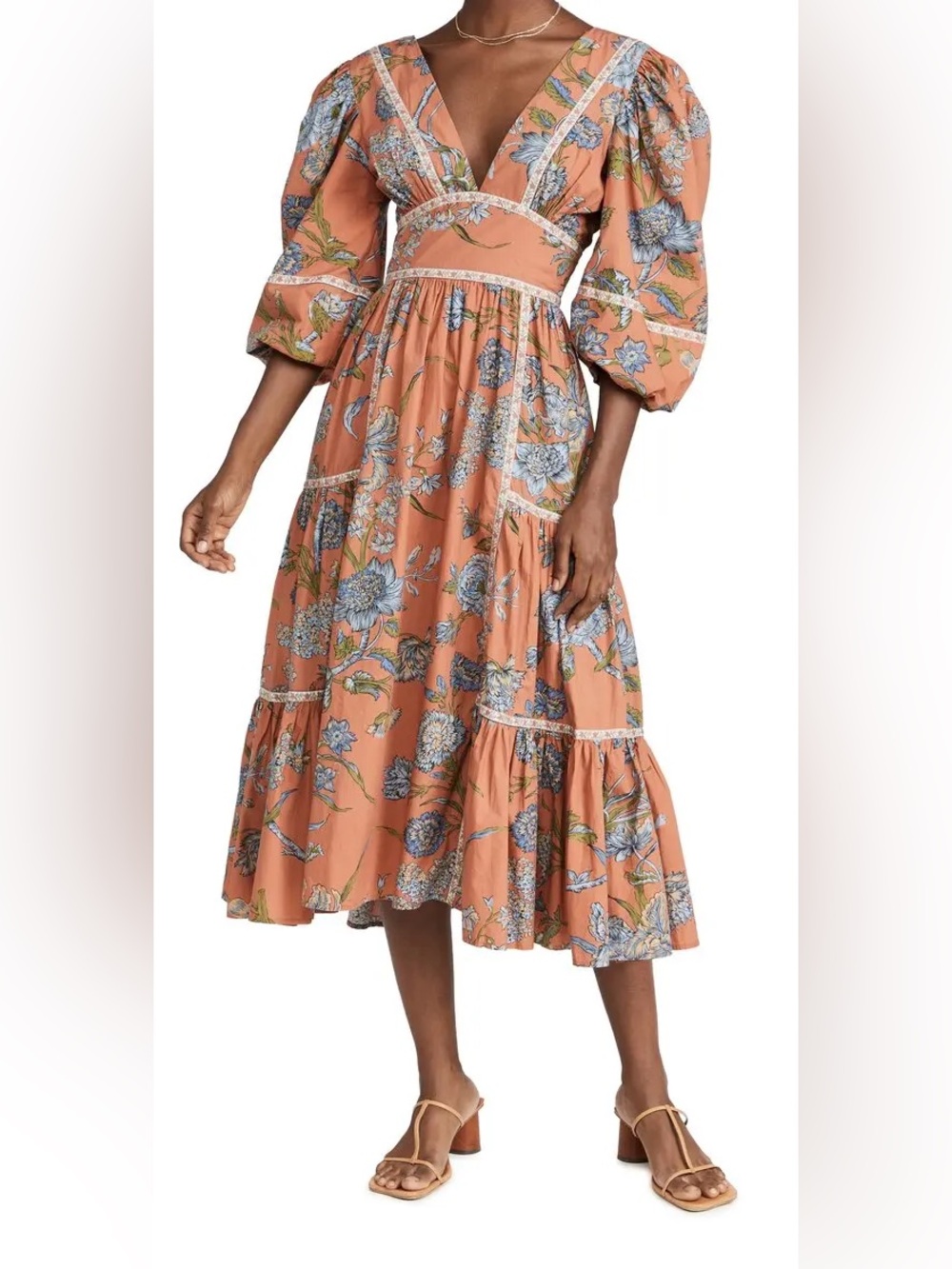 Floral midi dress